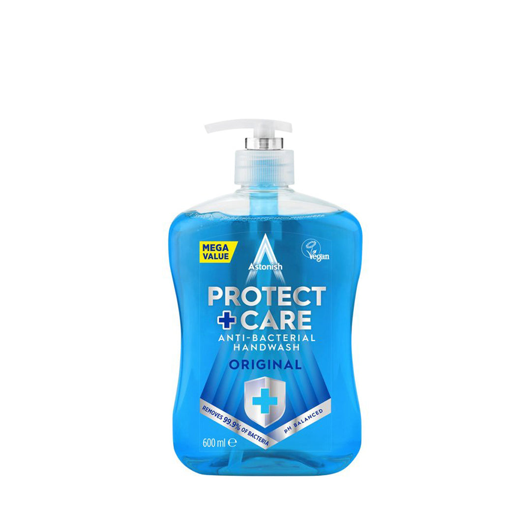 Astonish Protect and Care Anti-bacterial Handwash, Original - 600ml