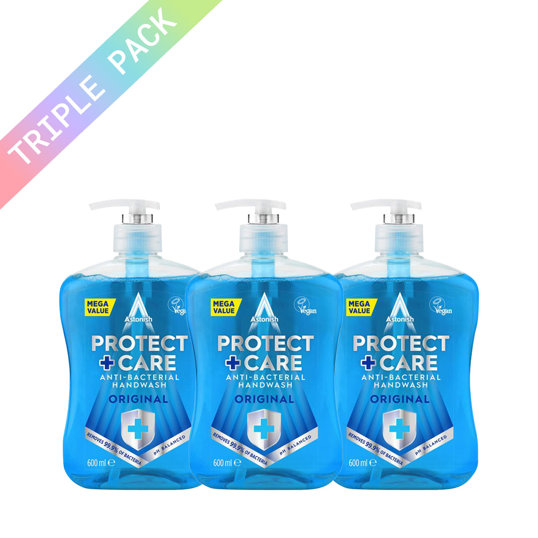 Astonish Protect and Care Anti-bacterial Handwash, Original - 600ml
