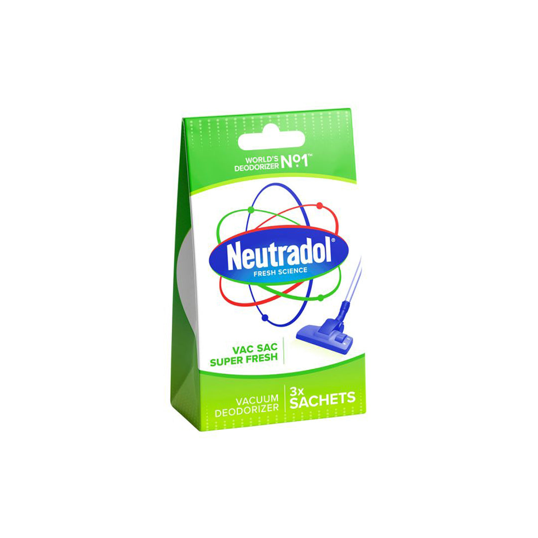 Neutradol Vac Sac Super Fresh Vacuum Deodorizer - 3pc